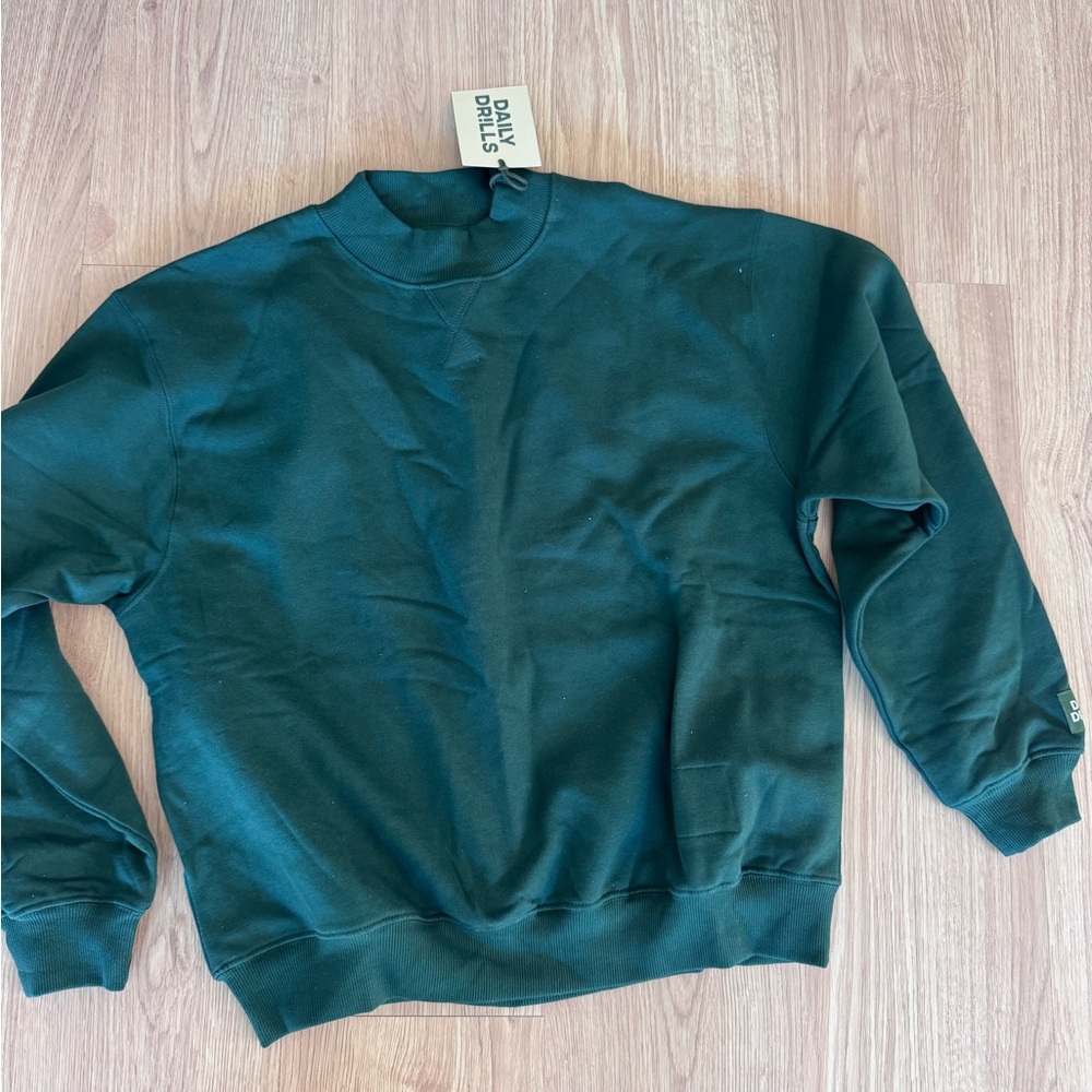 Daily Drills Women’s Vintage Crew - Forest Green